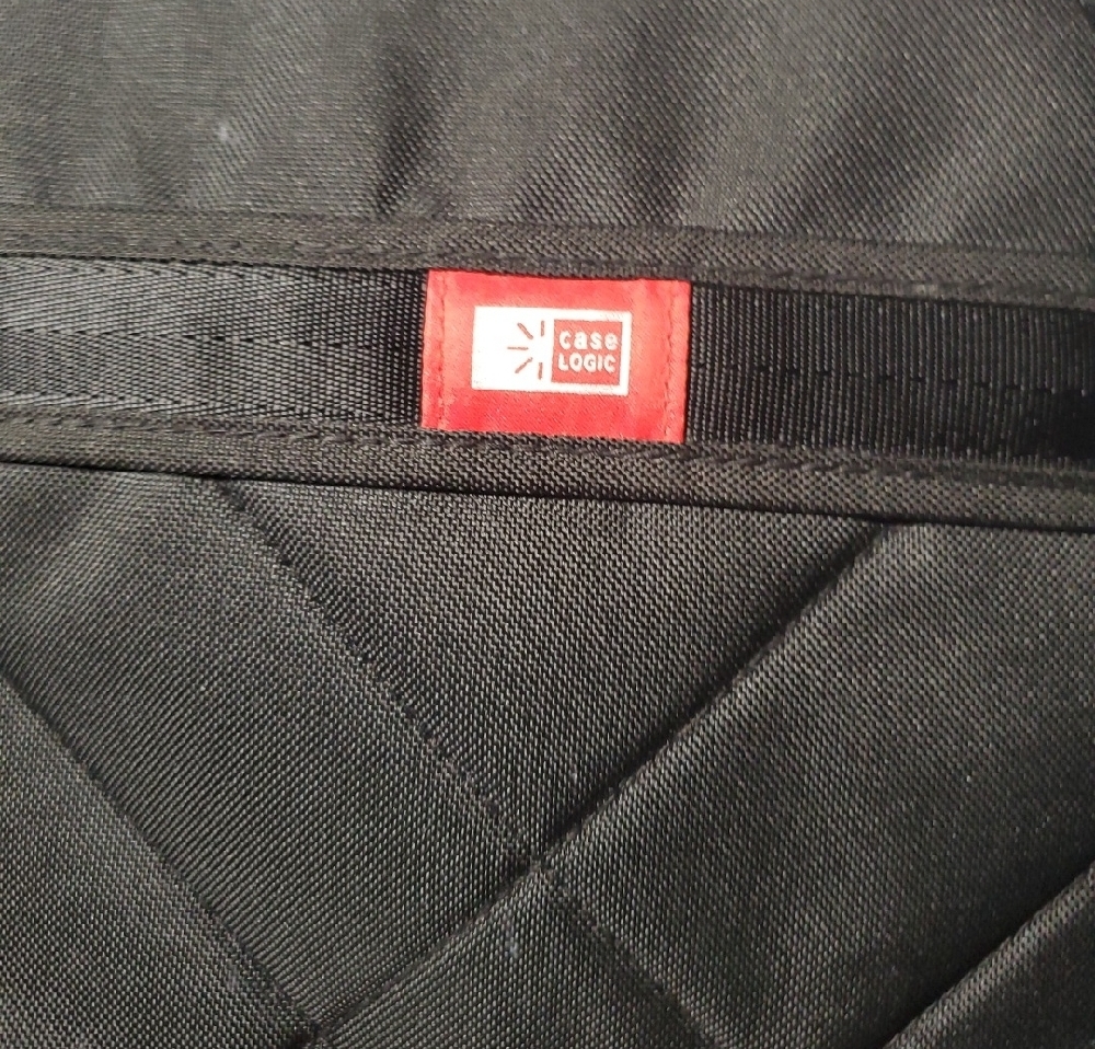 Men's Black Laptop Messenger Bag - CASE LOGIC Brand - Picture 5 of 8